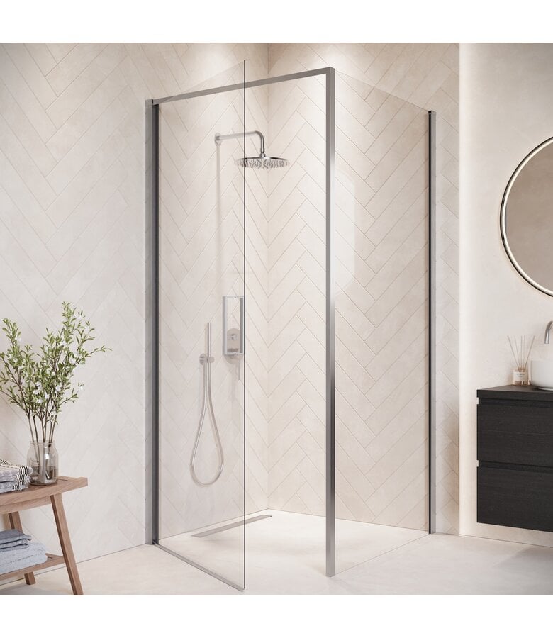 Douchecabine Alava 80 x 80 x 190 cm - chroom - nano coating