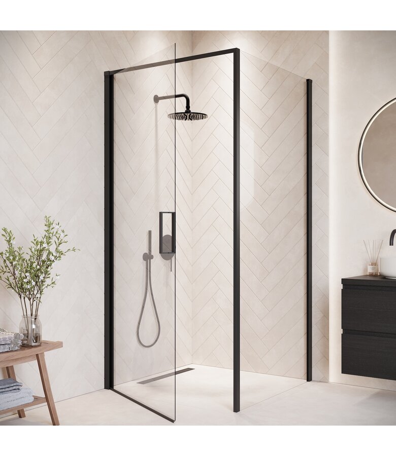 Douchecabine Alava 80 x 80 x 190 cm - zwart - nano coating