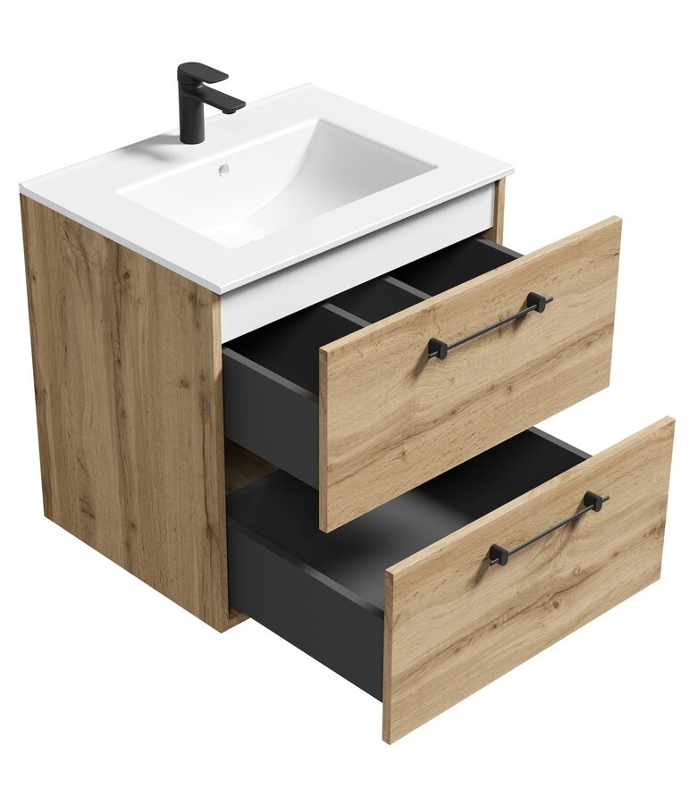 Badkamermeubel Muro 60cm - eiken