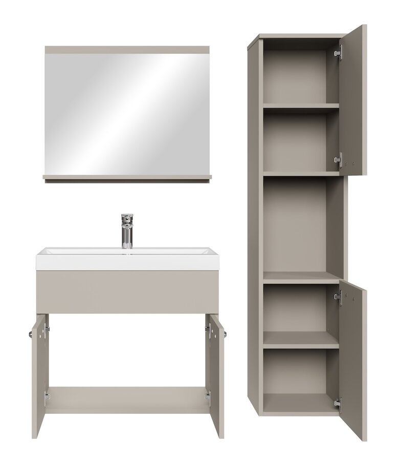 Badkamermeubel Montreal 60cm complete set - beige