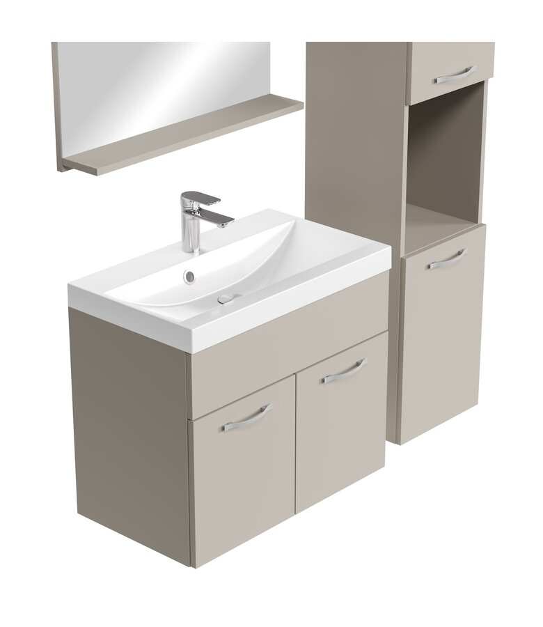 Badkamermeubel Montreal 60cm complete set - beige