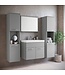 Badkamermeubel Montreal XL 60cm complete set - mat grijs