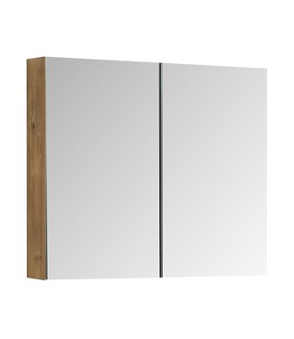 Spiegelkast Cuba 80 x 16 x 72 cm - eiken