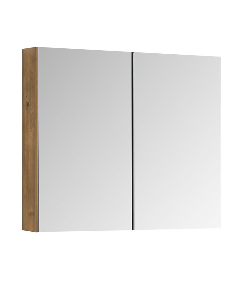 Spiegelkast Cuba 80 x 16 x 72 cm - eiken