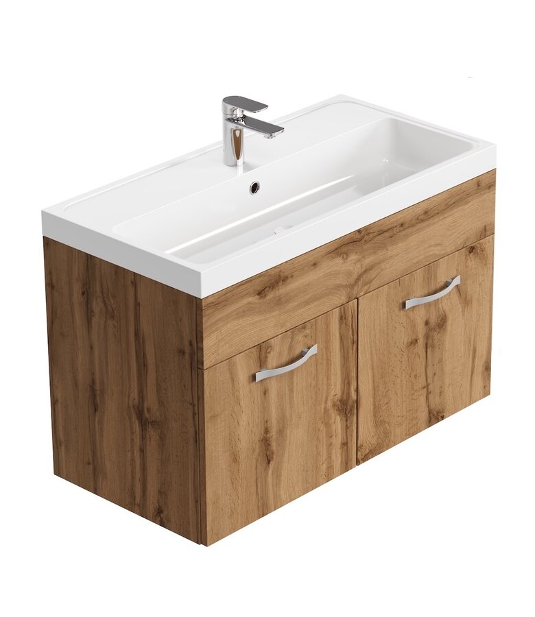 Badkamermeubel Paso 01 80cm - eiken