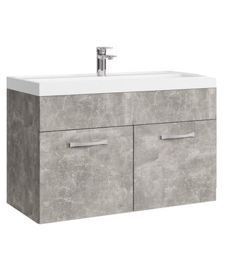 Badkamermeubel Paso 01 80cm - beton grijs