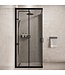 Douchecabine Dakota 80 x 80 x 190 cm - zwart - rookglas - nano coating