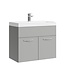 Badkamermeubel Montreal 01 60cm met wastafel - mat grijs
