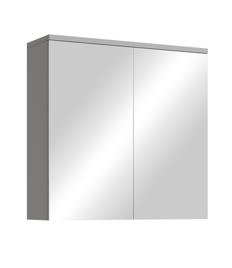 Spiegelkast Toledo 60 x 20 x 60 cm - mat grijs