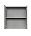 Spiegelkast Toledo 60 x 20 x 60 cm - mat grijs