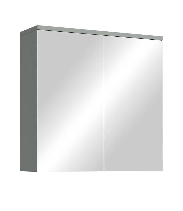 Spiegelkast Toledo 60 x 20 x 60 cm - mat groen