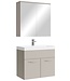 Badkamermeubel Montreal 60cm met spiegelkast - beige