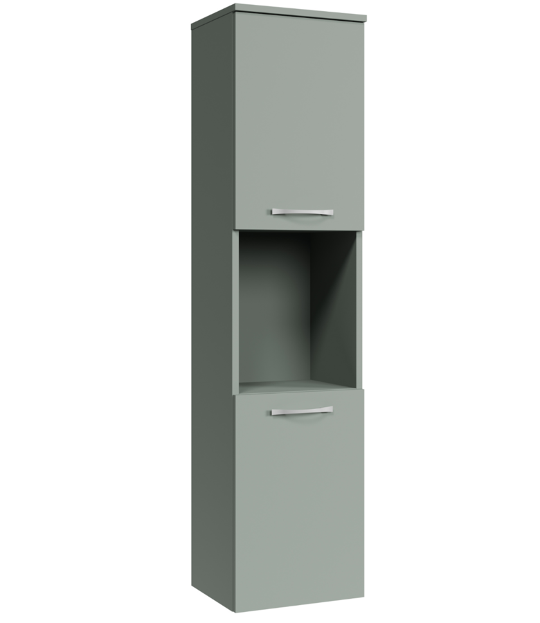 Badkamerkast Montreal 30 x 30 x 131 cm - mat groen
