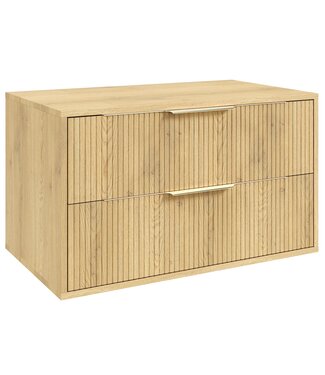 Wastafelkast Rimini - 80 x 46 x 46 cm - eiken