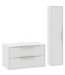 Wastafelkast Rimini met kolomkast - 80 x 46 x 46 cm - wit