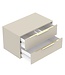 Wastafelkast Rimini met kolomkast - 80 x 46 x 46 cm - beige