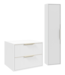 Wastafelkast Rimini met kolomkast - 60 x 46 x 46 cm - wit