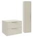 Wastafelkast Rimini met kolomkast - 60 x 46 x 46 cm - beige