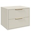 Wastafelkast Rimini met kolomkast - 60 x 46 x 46 cm - beige