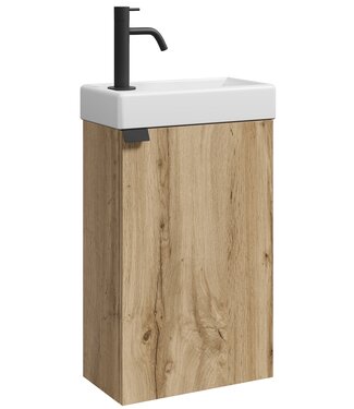 Toiletmeubel Apollo 40cm - licht eiken