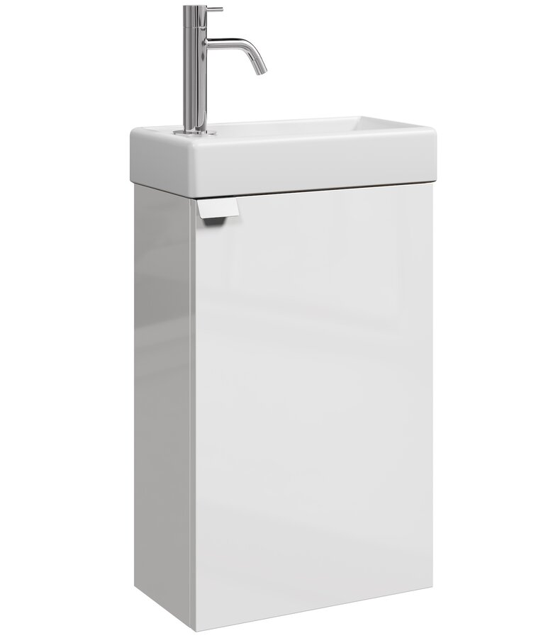 Toiletmeubel Apollo 40cm - hoogglans wit