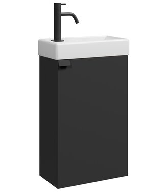 Toiletmeubel Apollo 40cm - mat zwart