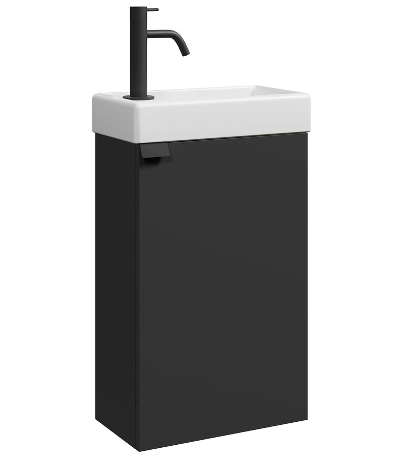 Toiletmeubel Apollo 40cm - mat zwart