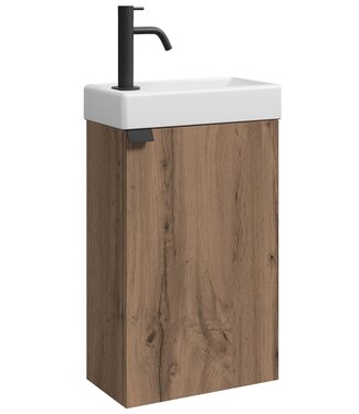 Toiletmeubel Apollo 40cm - bruin eiken