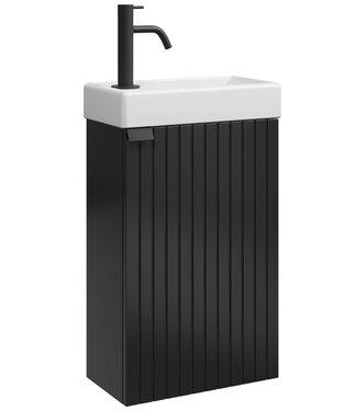 Toiletmeubel Bosco 40cm - mat zwart Toiletmeubel Bosco 40cm - mat zwart