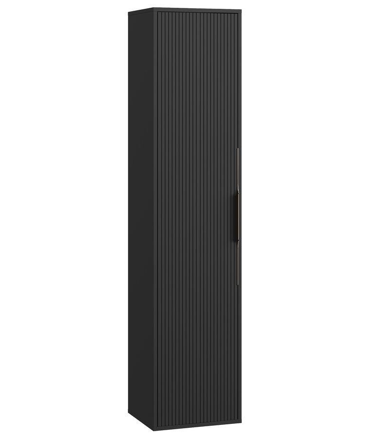 Wastafelkast Rimini met kolomkast - 60 x 46 x 46 cm - mat zwart