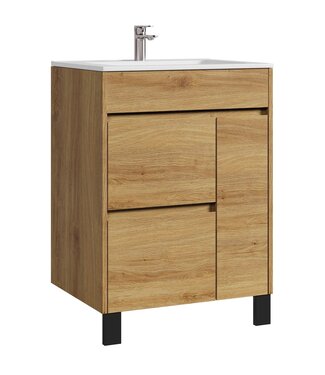 Badkamermeubel Salzburg 60cm - eiken