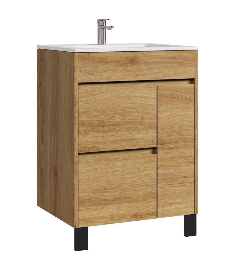 Badkamermeubel Salzburg 60cm - eiken