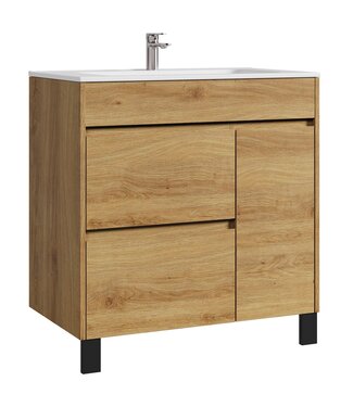Badkamermeubel Salzburg 80cm - eiken