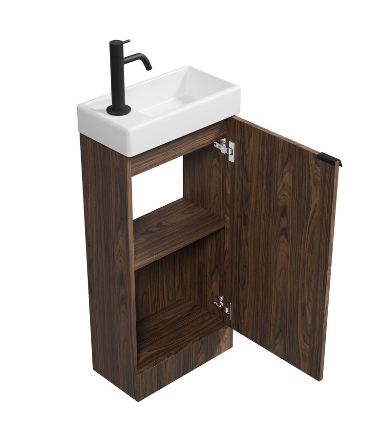 Toiletmeubel Orion 40cm - walnoot bruin