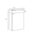 Toiletmeubel Apollo 40cm - beige