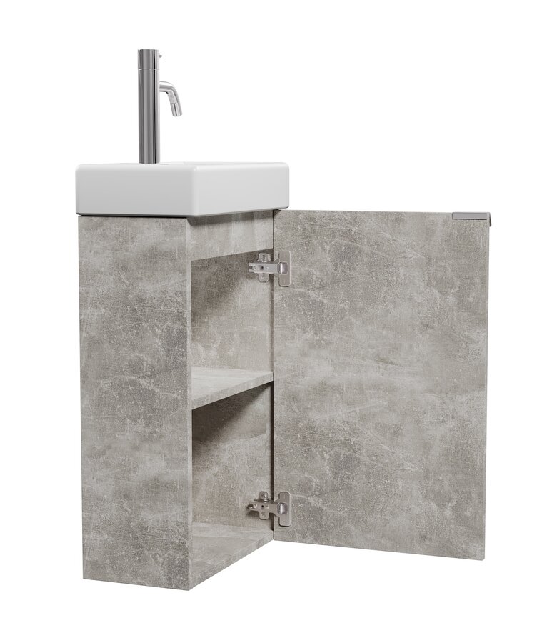Toiletmeubel Apollo 40cm - beton grijs