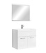 Badkamermeubel Montreal 02 60cm met spiegel - wit