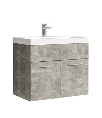 Badkamermeubel Montreal 01 60cm met wastafel - beton grijs