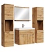 Badkamermeubel Montreal XL 60cm complete set - eiken