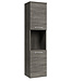 Badkamerkast Montreal 30 x 30 x 131 cm - grijs eiken