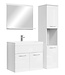 Badkamermeubel Montreal 60cm complete set - hoogglans wit