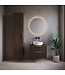 Wastafelkast Rimini met kolomkast - 60 x 46 x 46 cm - walnoot bruin