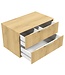 Wastafelkast Rimini met kolomkast - 80 x 46 x 46 cm - eiken