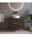 Wastafelkast Rimini - 80 x 46 x 46 cm - walnoot bruin
