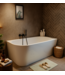 Half vrijstaand ligbad Isia 170 x 78 x 60 cm - wit  - links