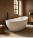 Vrijstaand ligbad Landa 176 x 86 x 78 cm - wit
