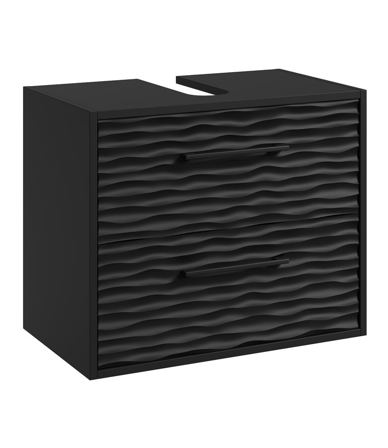 Wastafelkast Etna 60 x 35 x 50 cm - mat zwart