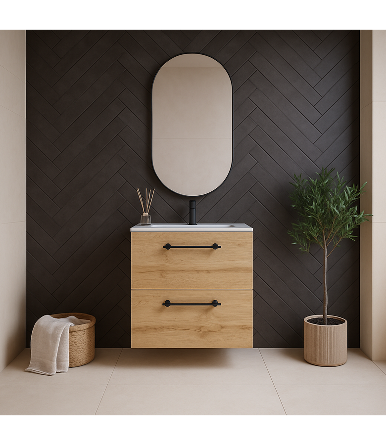 Badkamermeubel Muro 60cm - eiken