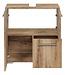 Wastafelkast Mars 60 x 30 x 60 cm - bruin eiken