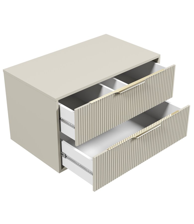 Wastafelkast Rimini - 80 x 46 x 46 cm - beige